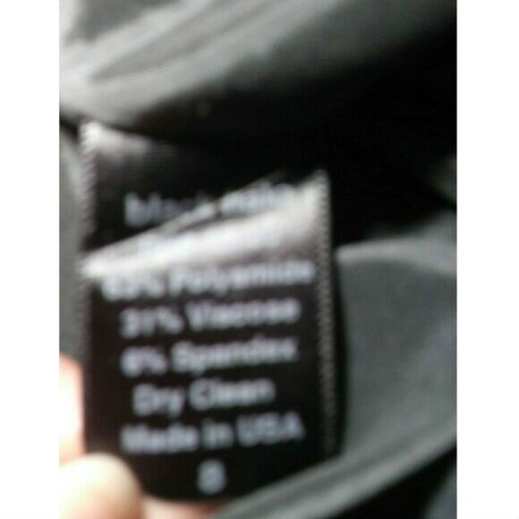 Black Halo Dress Gray Sleeveless Off The Shoulder  Midi V-Neck‎ Size 8 - Picture 8 of 8